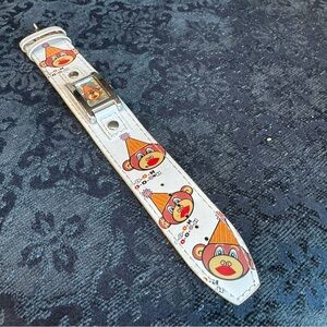 White character monkey Watch - White and Orange needs battery